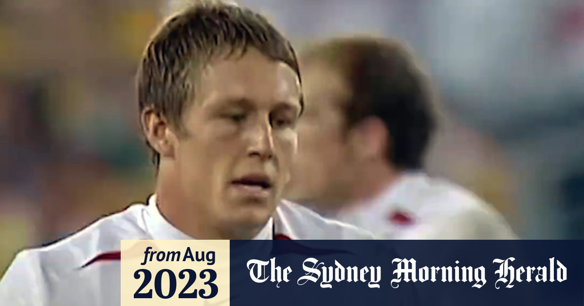 Video Jonny Wilkinson's 2003 Rugby World Cup winning drop goal